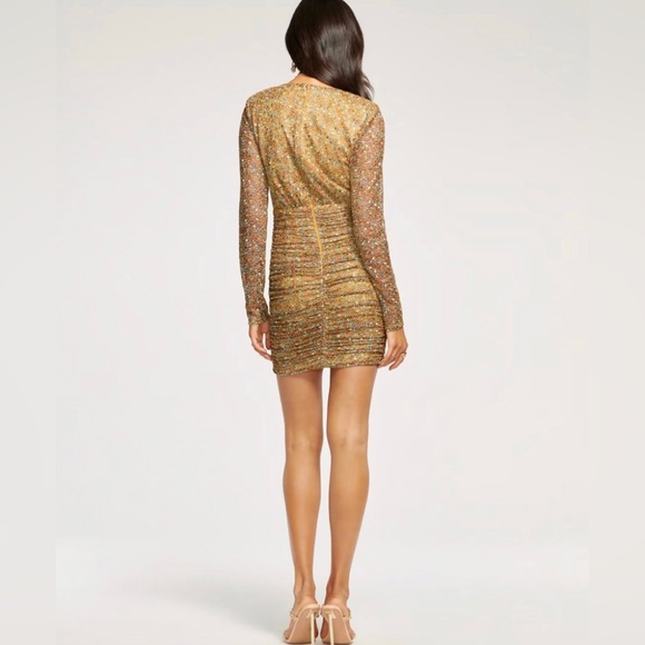 Ramy Brook Leith Metallic Dress Mini Dress - Picture 5 of 11